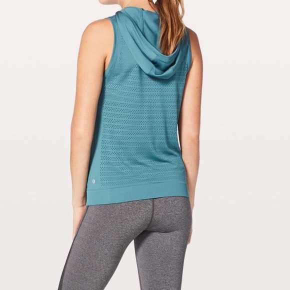 Lululemon Breeze By Hooded Tank Squad *size see notes* - Picture 2 of 7